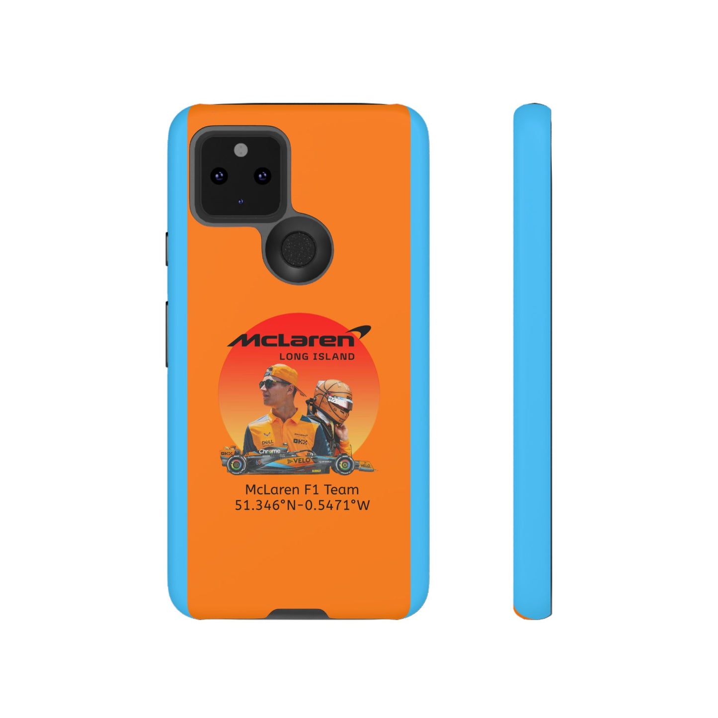 McLaren Long Island McLaren F1 inspired Lando Norris Impact-Resistant Phone Case - Sleek & Stylish
