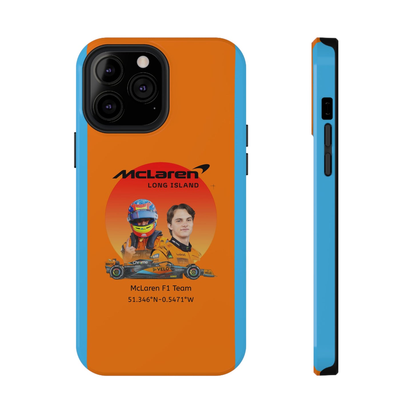 McLaren Long Island McLaren F1 inspired Oscar Piastri Impact-Resistant Phone Case - Sleek & Stylish