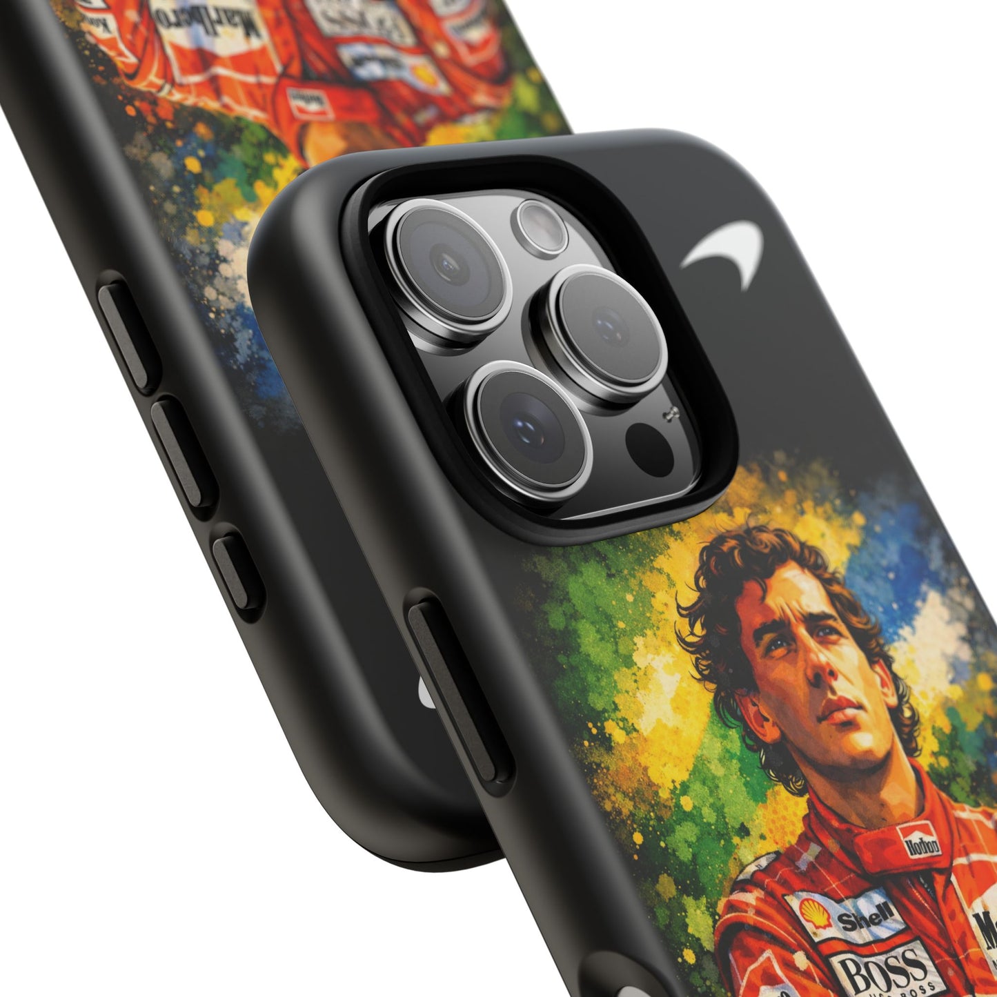 McLaren Long Island "Always Senna" Ayrton Senna Inspired Impact-Resistant Phone Case | Durable Protection for Car Enthusiasts