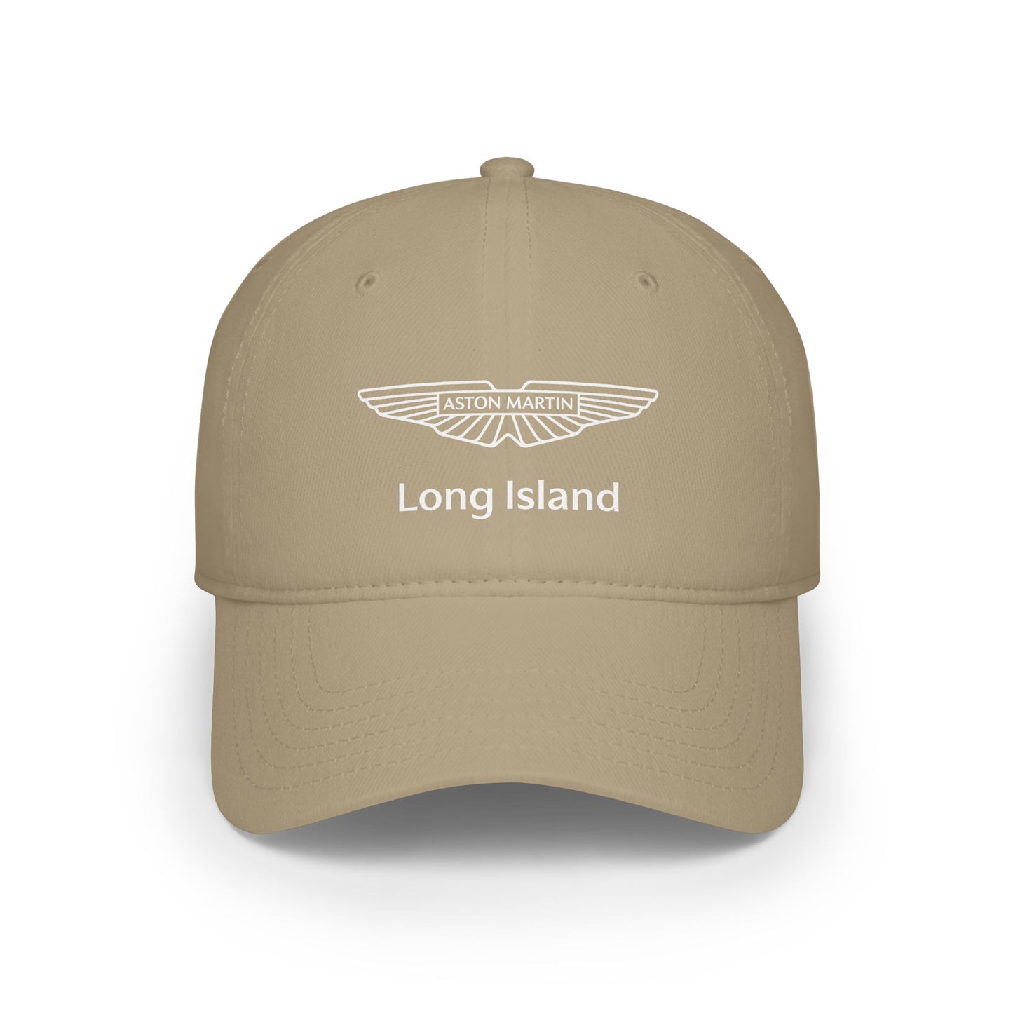 Aston Martin Long Island Stylish Low Profile Baseball Cap / Khaki
