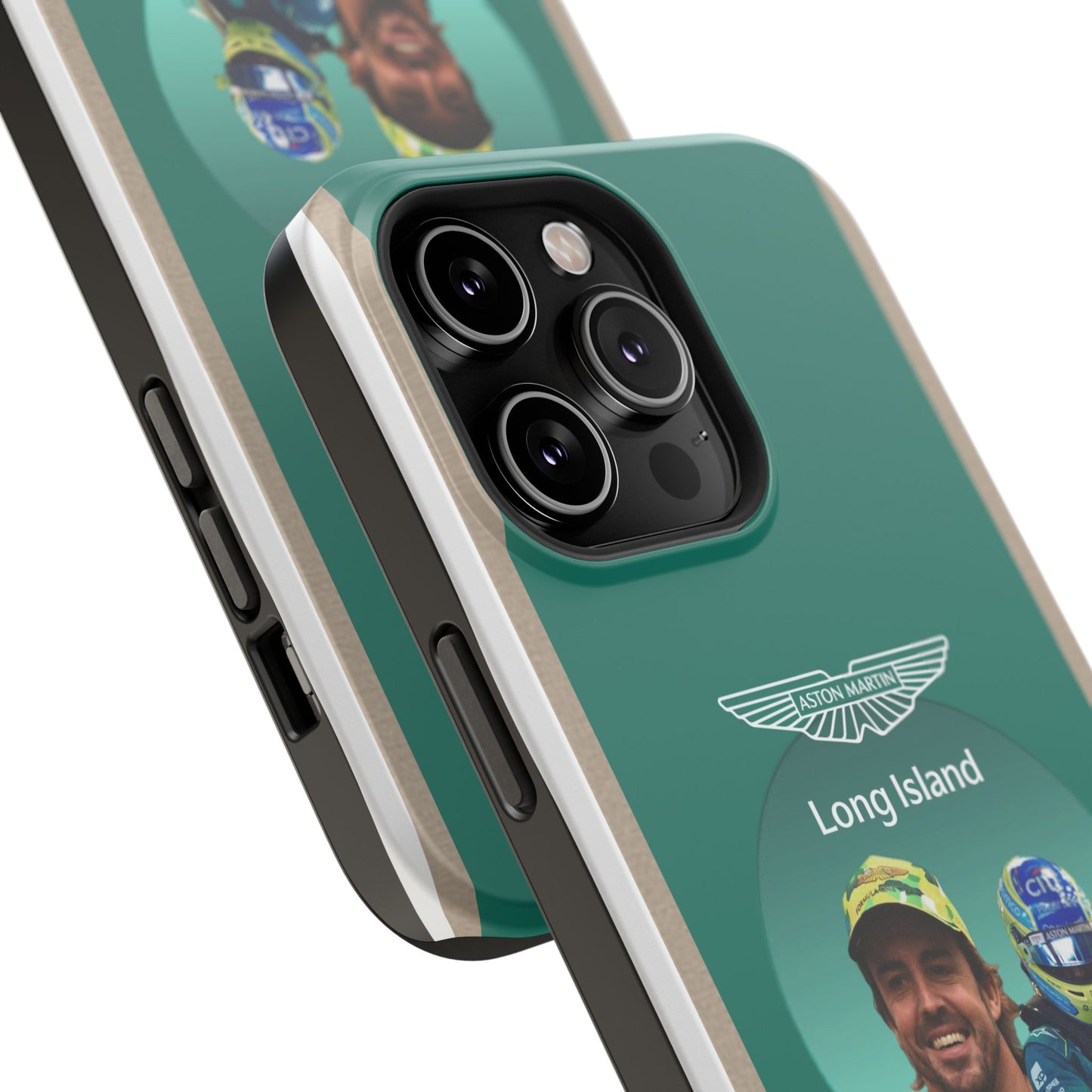 Aston Martin Long Island F1 inspired Fernando Alonso Impact-Resistant Phone Case - Sleek & Stylish