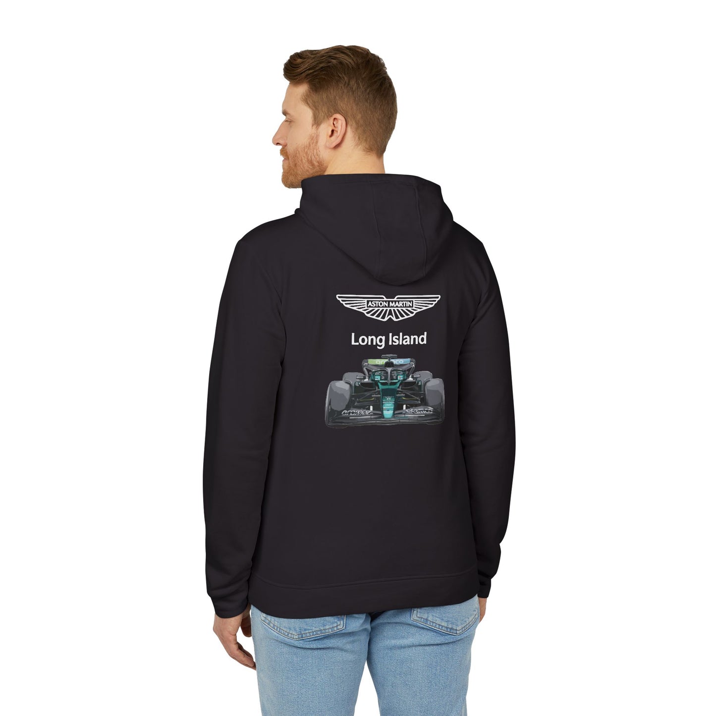 Adidas Long Island Sports Cars| Aston Martin Long Island | AM Team Fleece Hoodie