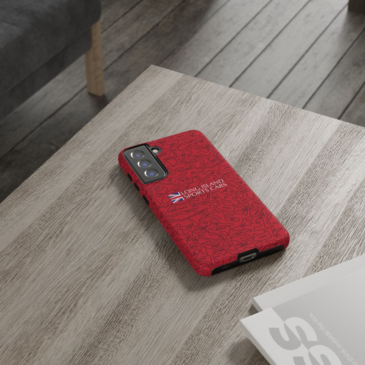 Long Island Sports Cars F1 race Track Inspired Impact-Resistant Phone Case