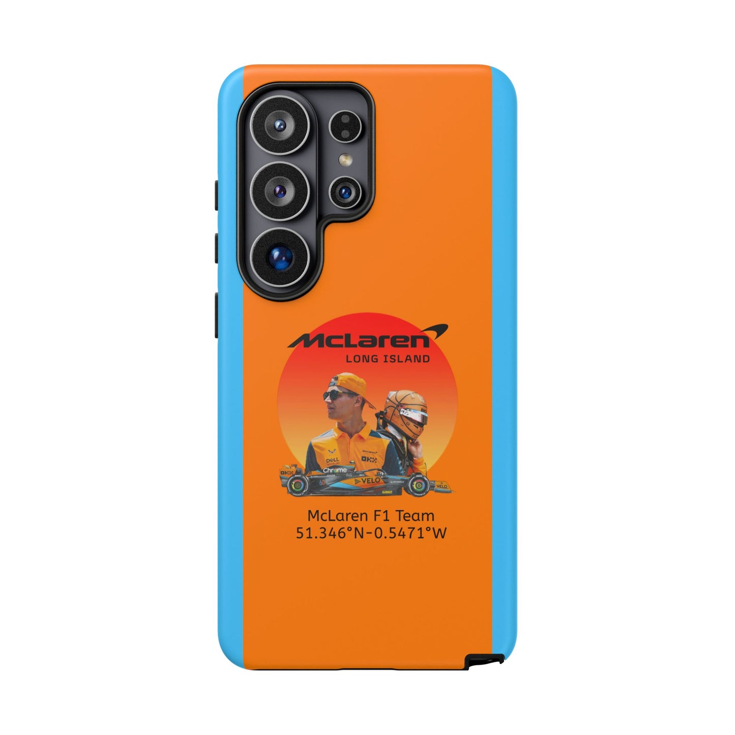 McLaren Long Island McLaren F1 inspired Lando Norris Impact-Resistant Phone Case - Sleek & Stylish