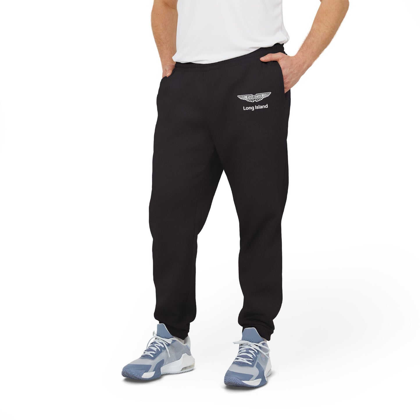 Adidas | Aston Martin Long Island Unisex Fleece Joggers - Comfortable Streetwear for Active Lifestyles