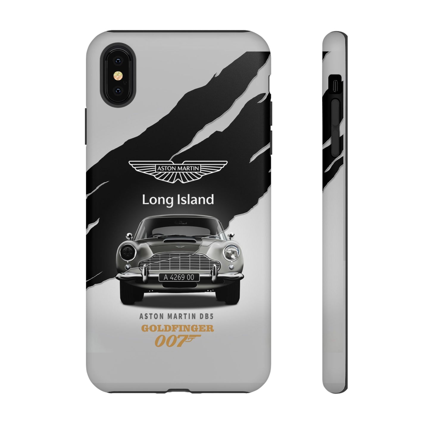 Aston Martin Long Island Phone Case Aston Martin DB5 Goldfinger 007 inspired Phone case (iPhone 8-17)