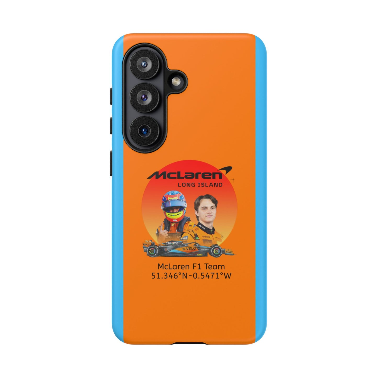 McLaren Long Island McLaren F1 inspired Oscar Piastri Impact-Resistant Phone Case - Sleek & Stylish
