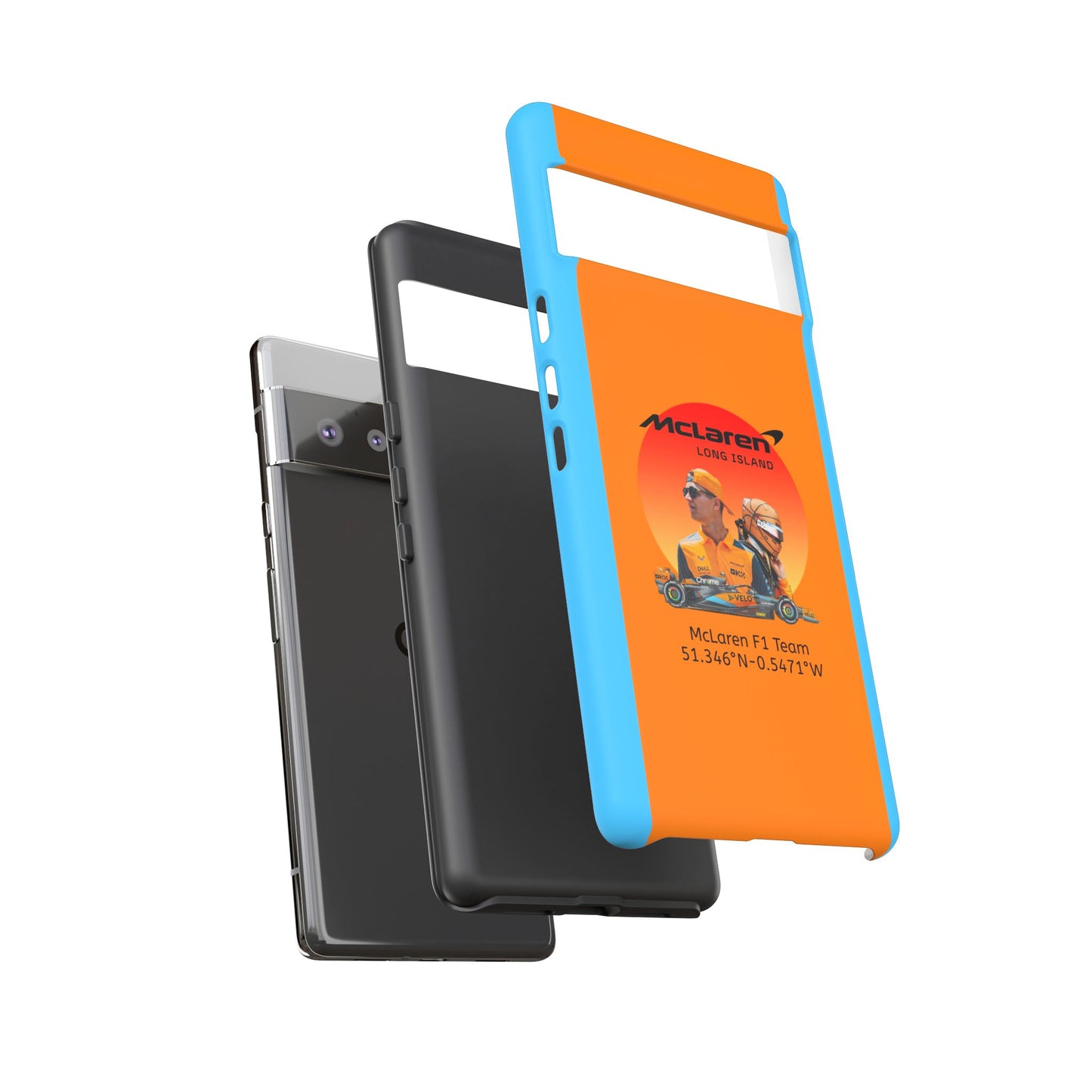 McLaren Long Island McLaren F1 inspired Lando Norris Impact-Resistant Phone Case - Sleek & Stylish