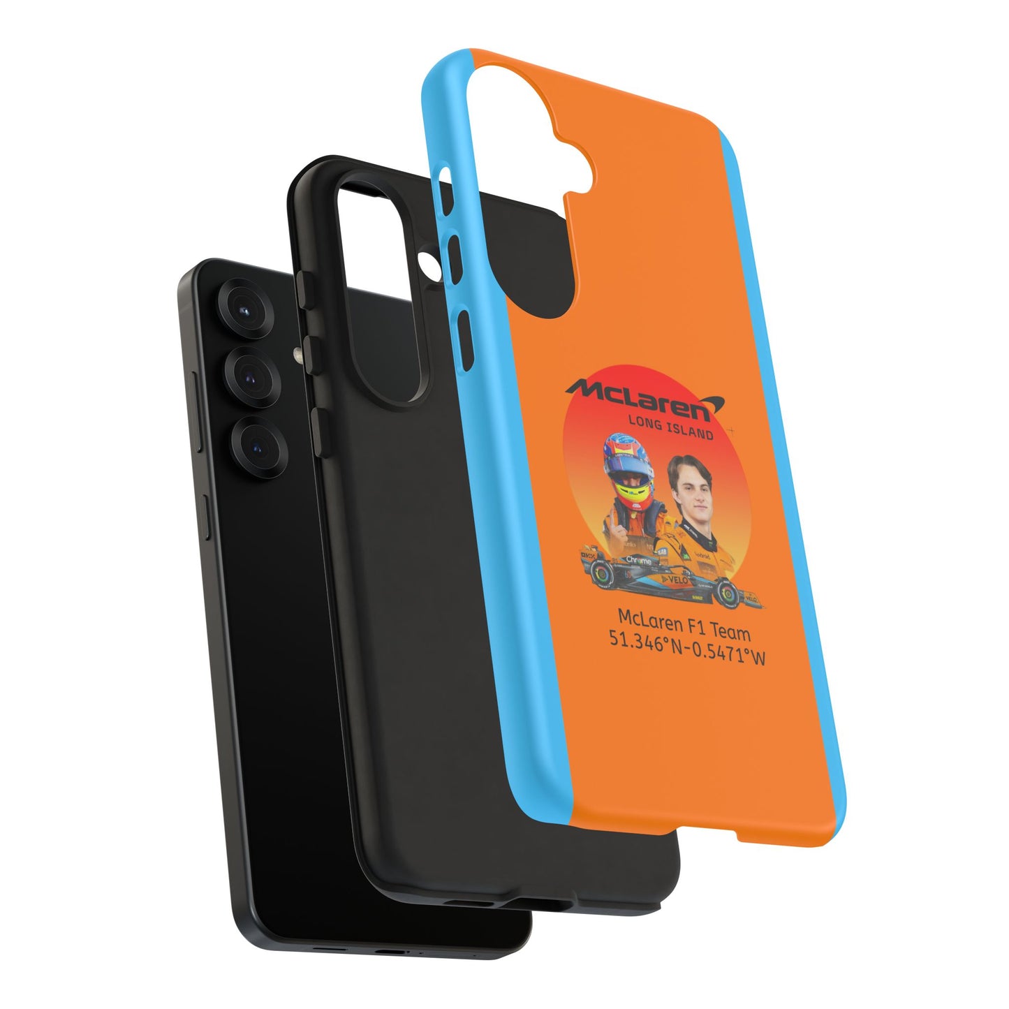 McLaren Long Island McLaren F1 inspired Oscar Piastri Impact-Resistant Phone Case - Sleek & Stylish