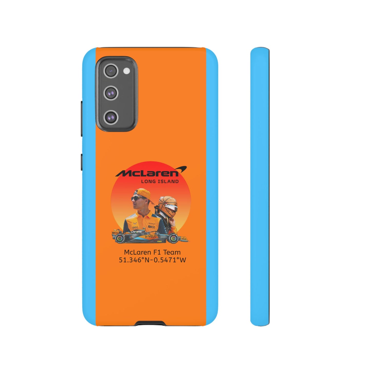 McLaren Long Island McLaren F1 inspired Lando Norris Impact-Resistant Phone Case - Sleek & Stylish