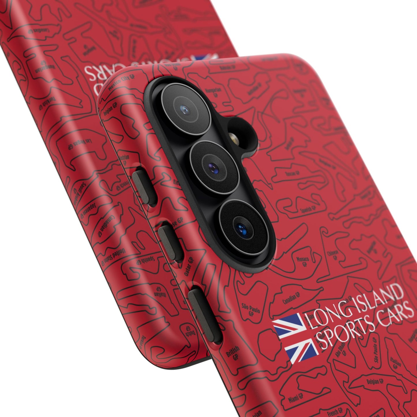 Long Island Sports Cars F1 race Track Inspired Impact-Resistant Phone Case