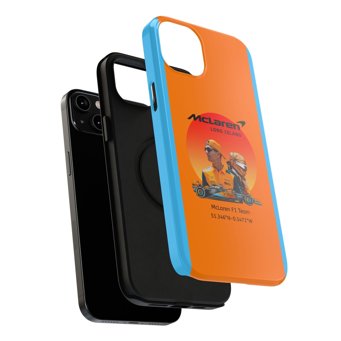 McLaren Long Island McLaren F1 inspired Lando Norris Impact-Resistant Phone Case - Sleek & Stylish