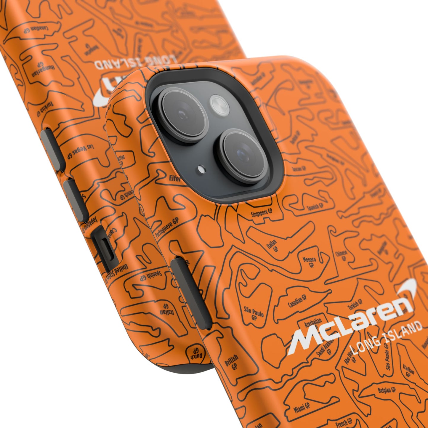 McLaren Long Island F1 race Track Inspired Impact-Resistant Phone Case