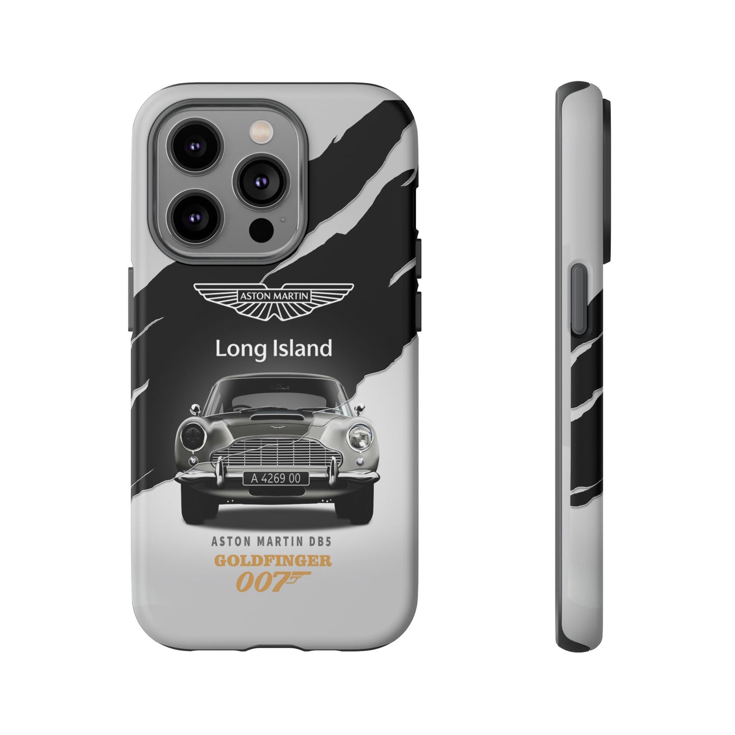 Aston Martin Long Island Phone Case Aston Martin DB5 Goldfinger 007 inspired Phone case (iPhone 8-17)