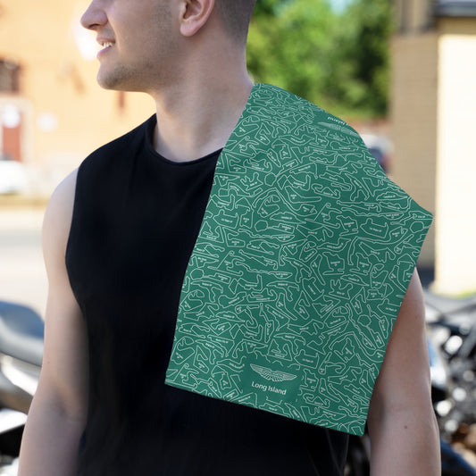 Aston Martin Long island F1 Racetrack Rally Towel