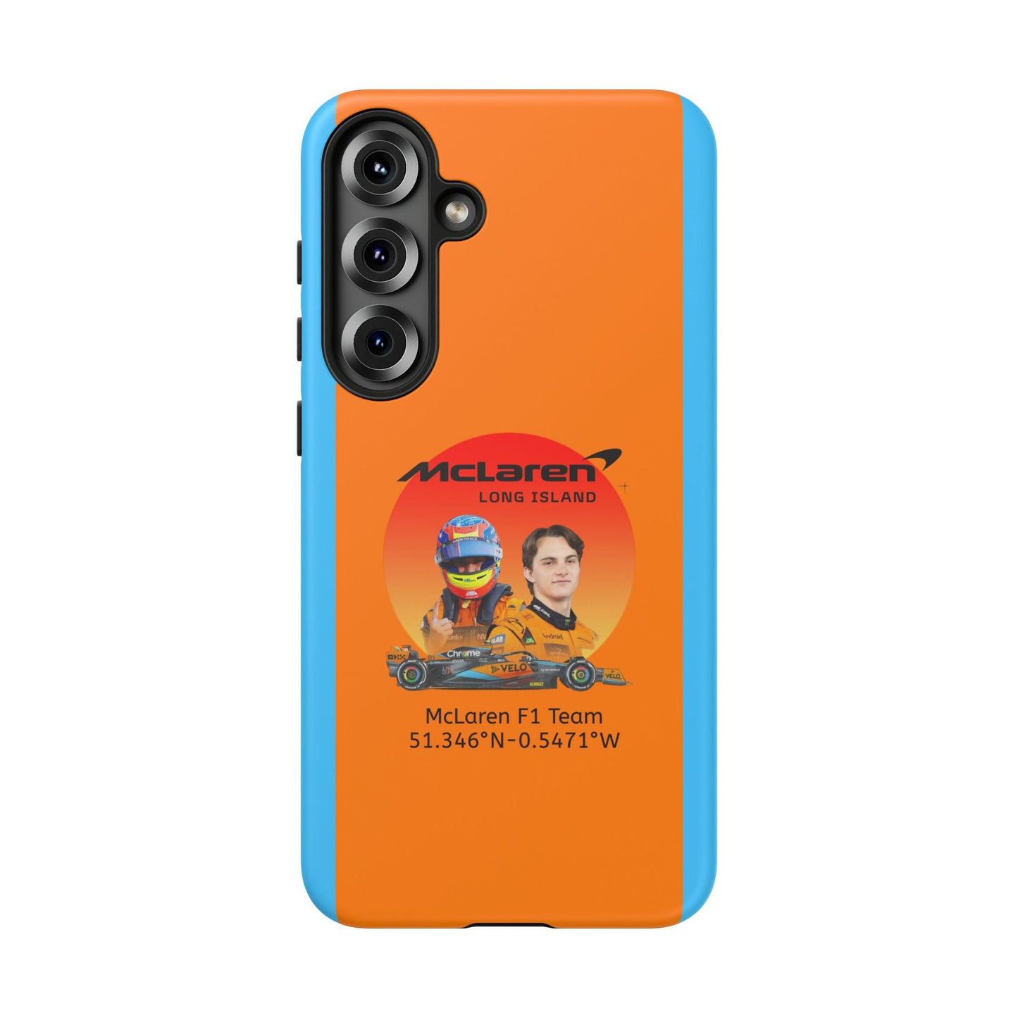 McLaren Long Island McLaren F1 inspired Oscar Piastri Impact-Resistant Phone Case - Sleek & Stylish