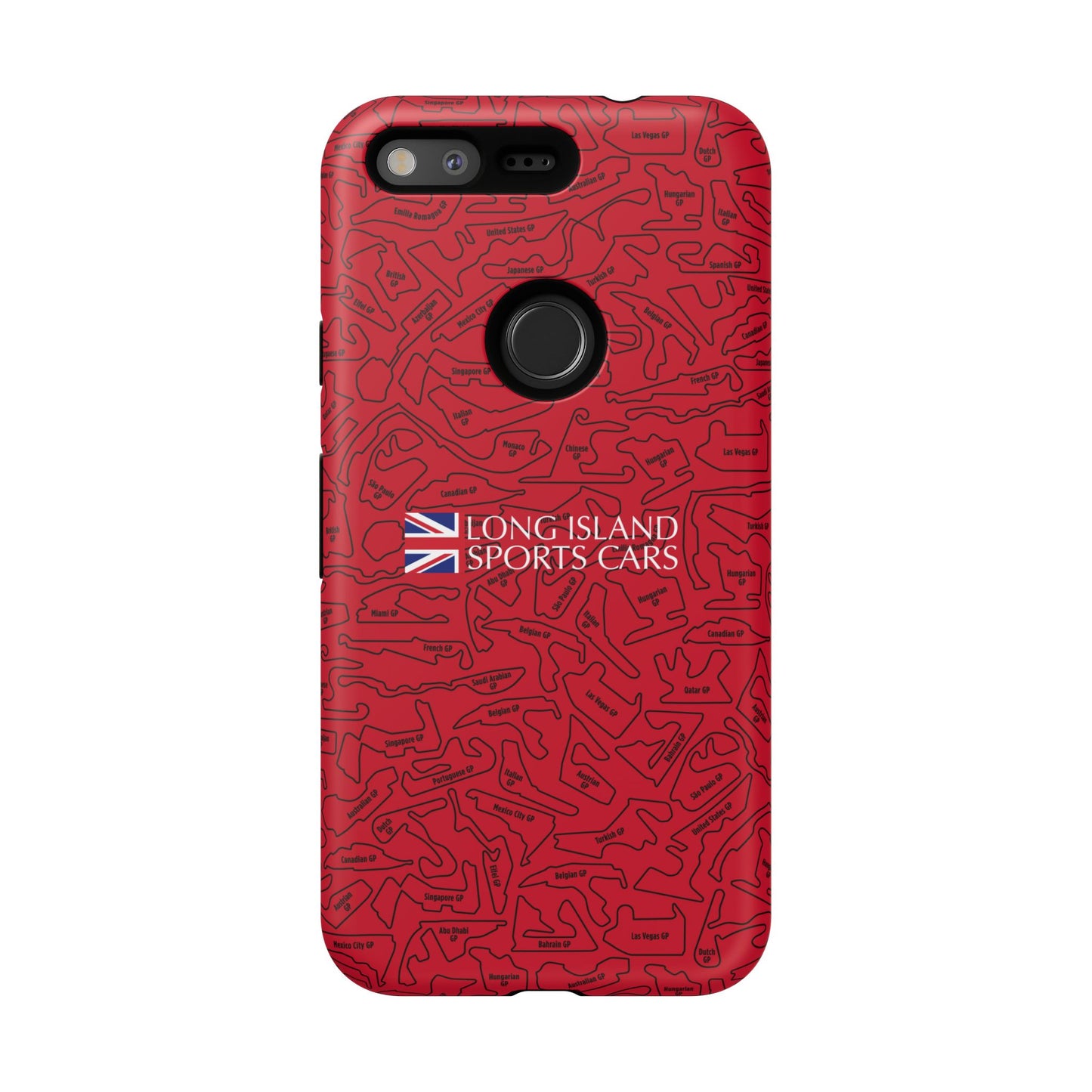 Long Island Sports Cars F1 race Track Inspired Impact-Resistant Phone Case