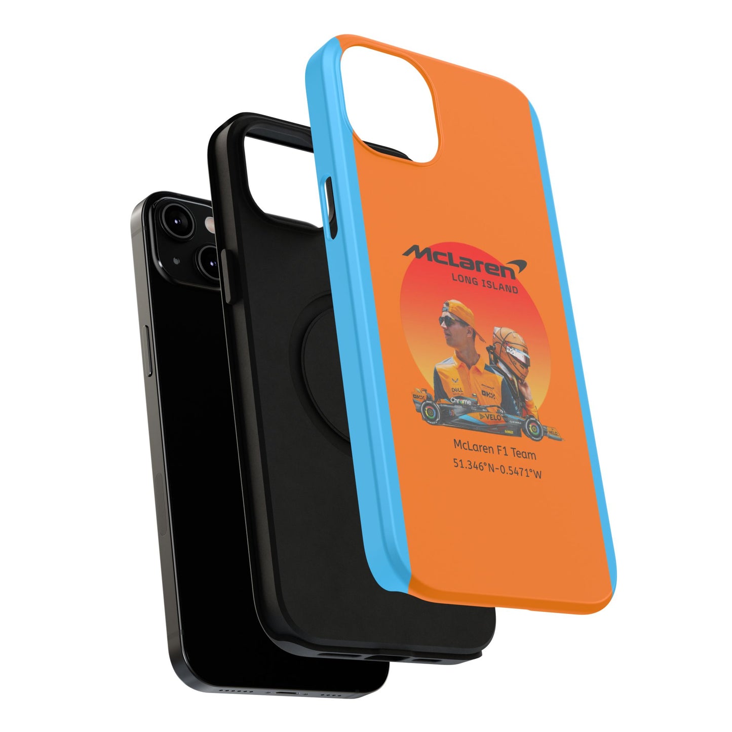 McLaren Long Island McLaren F1 inspired Lando Norris Impact-Resistant Phone Case - Sleek & Stylish