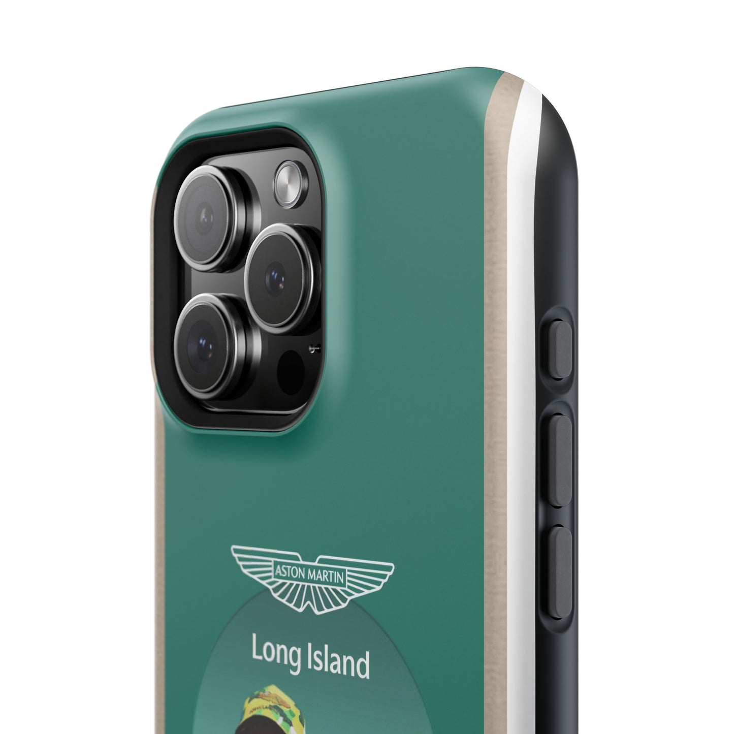 Aston Martin Long Island F1 inspired Fernando Alonso Impact-Resistant Phone Case - Sleek & Stylish