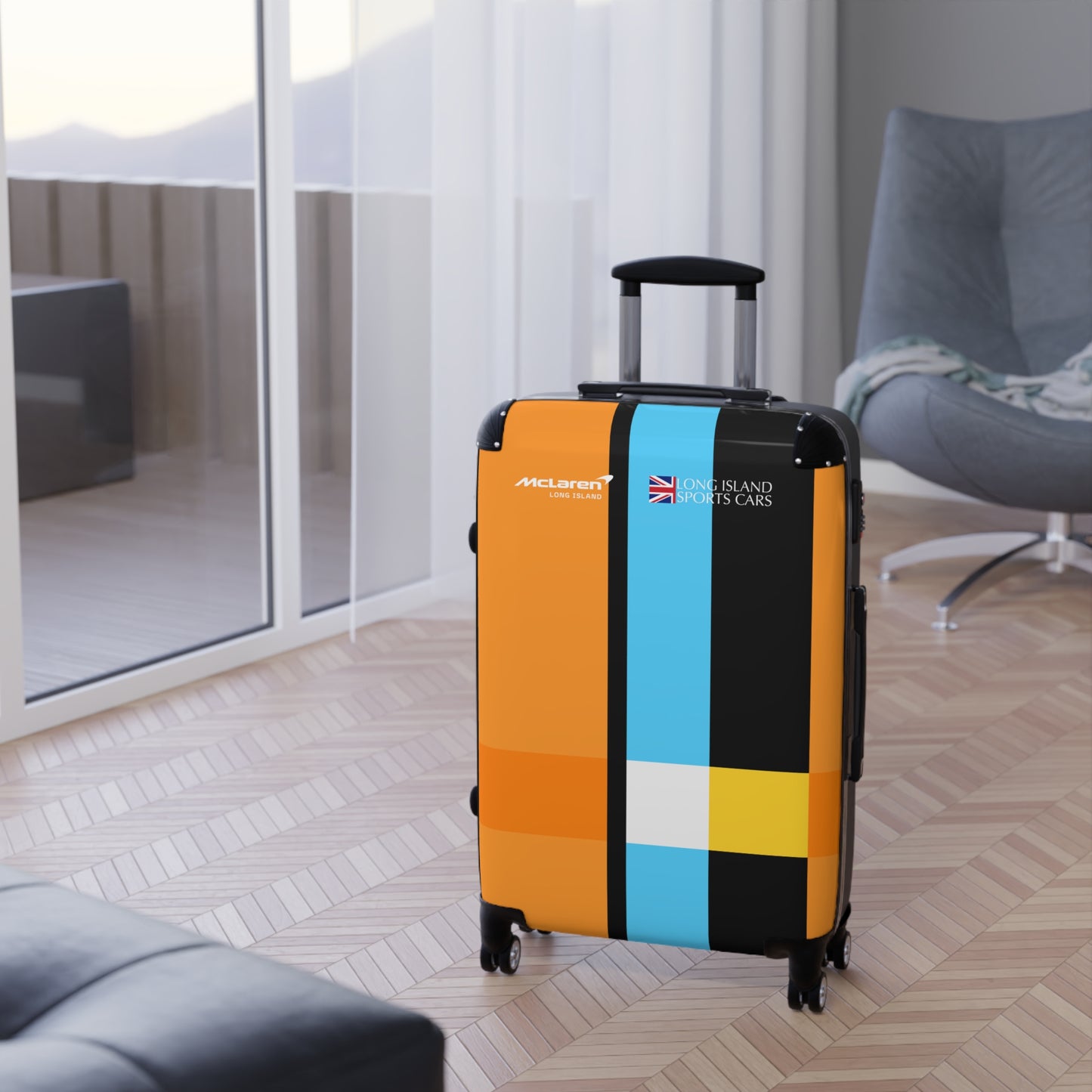 McLaren Long Island Orange Papaya Suitcase
