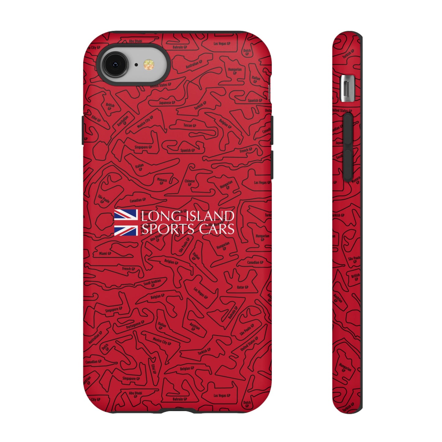 Long Island Sports Cars F1 race Track Inspired Impact-Resistant Phone Case