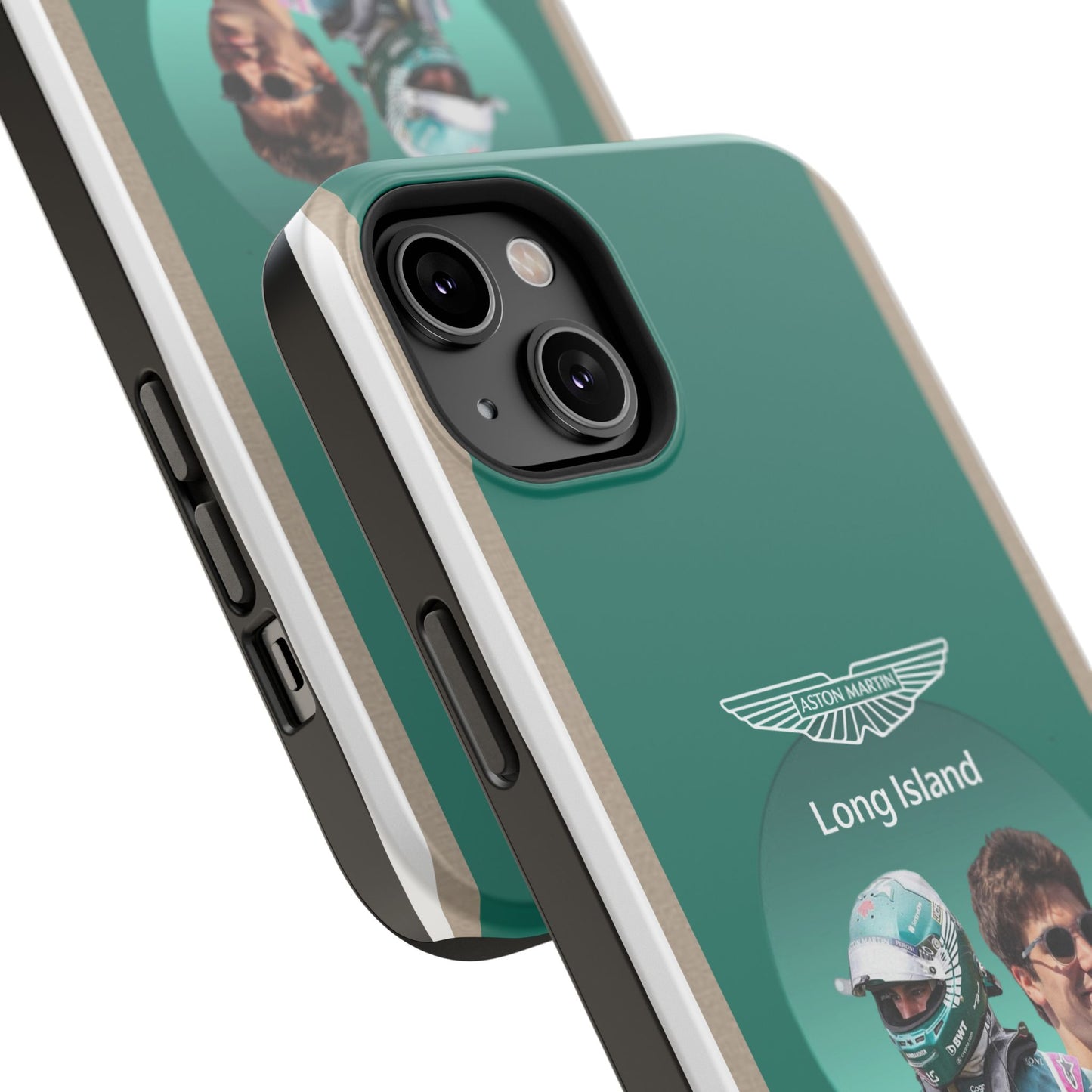 Aston Martin Long Island F1 inspired Lance Stroll Impact-Resistant Phone Case - Sleek & Stylish