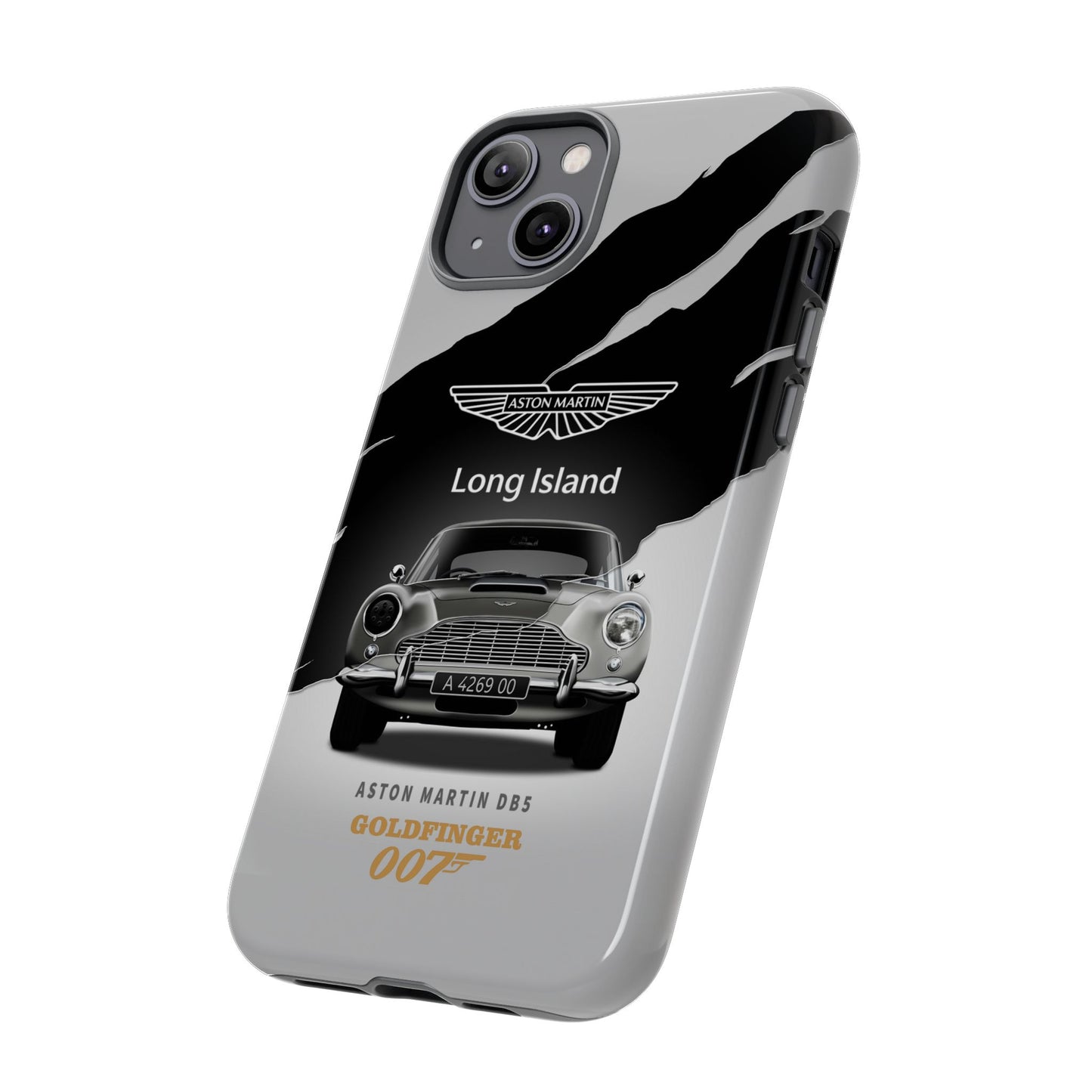 Aston Martin Long Island Phone Case Aston Martin DB5 Goldfinger 007 inspired Phone case (iPhone 8-17)