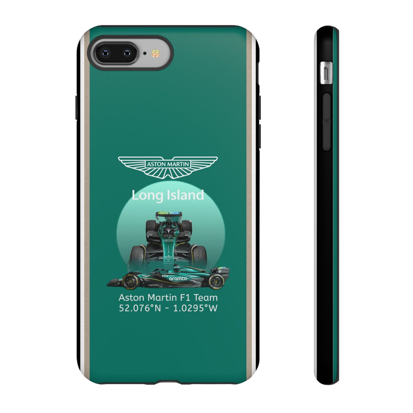 Aston Martin Long Island Formula 1 inspired Impact-Resistant Phone Case - Sleek & Stylish