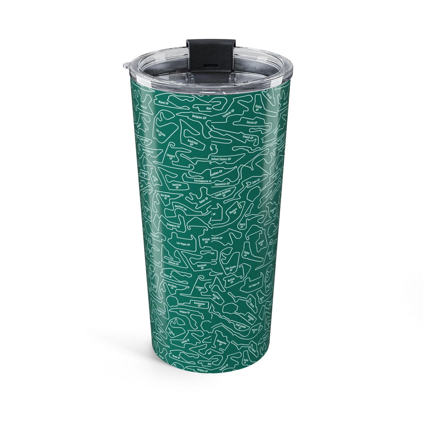 Aston Martin Long Island  AM Green F1 Race Track 20oz Tumbler