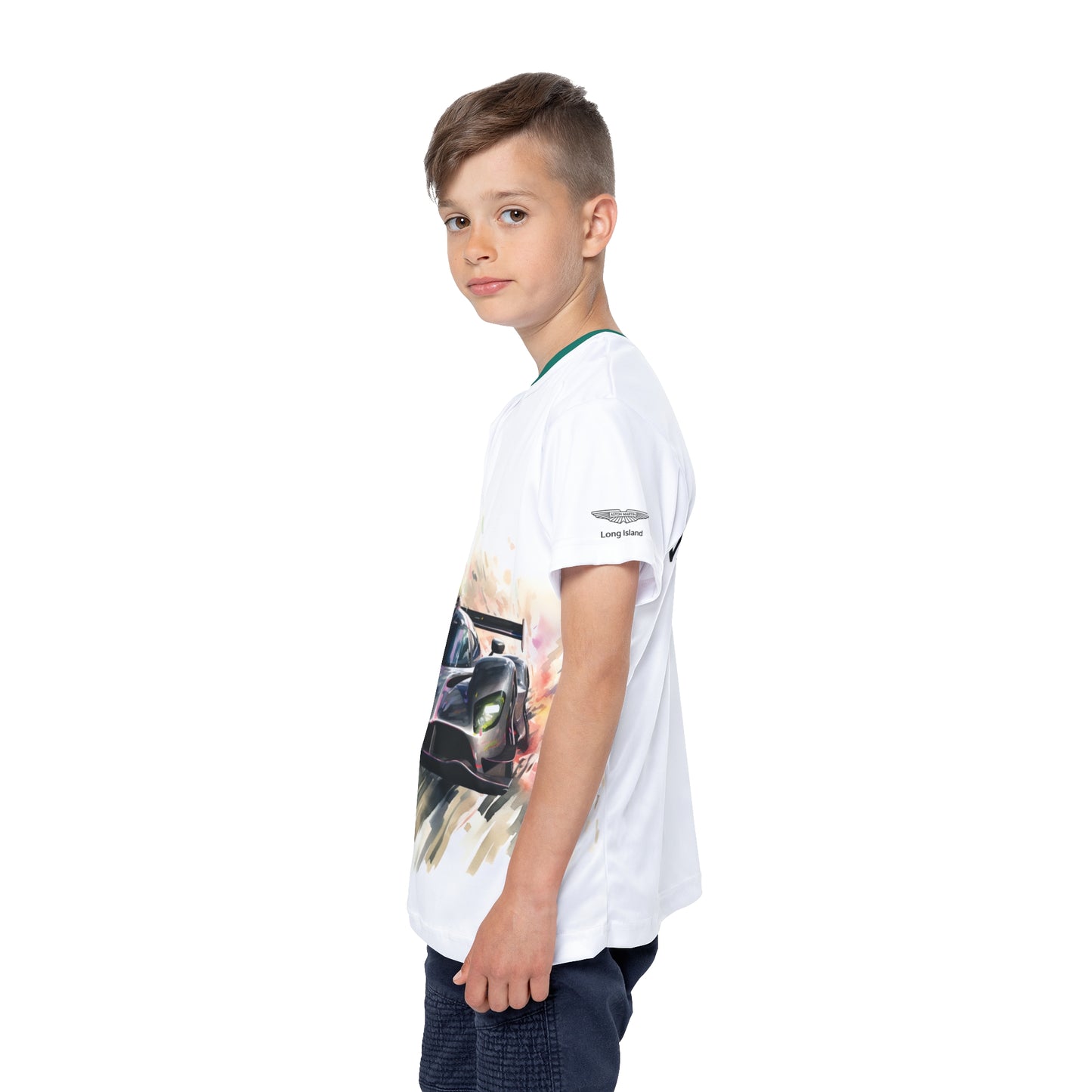 Kids Sports Jersey - AM VALKYRIE Design for Young Speed Enthusiasts