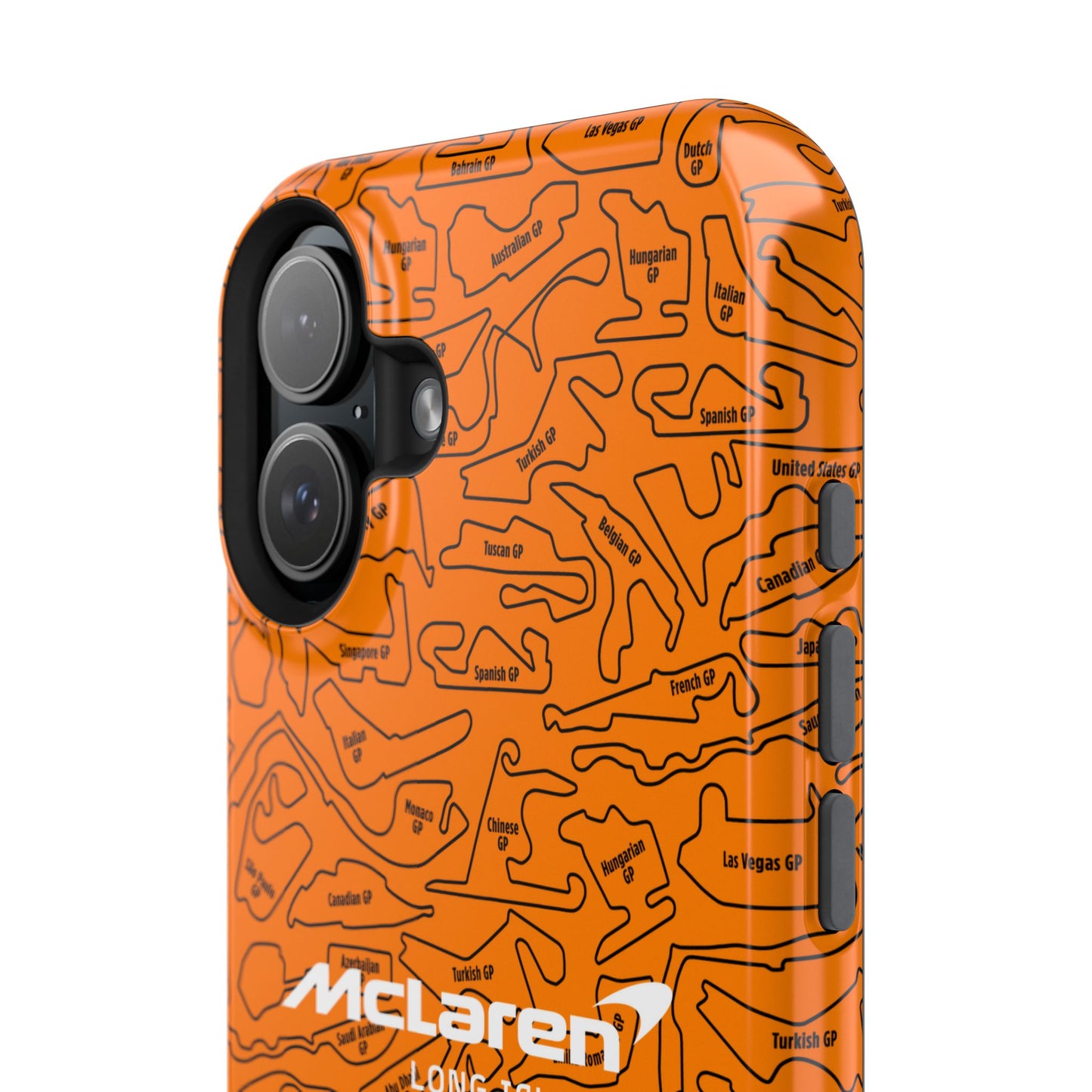 McLaren Long Island F1 race Track Inspired Impact-Resistant Phone Case