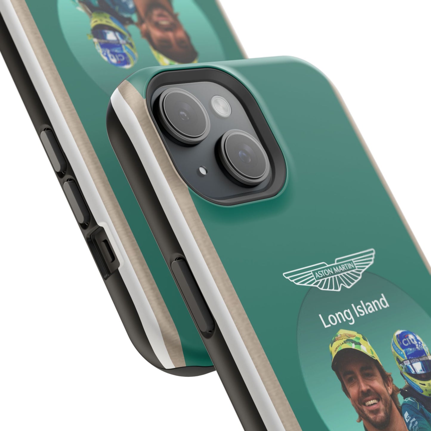 Aston Martin Long Island F1 inspired Fernando Alonso Impact-Resistant Phone Case - Sleek & Stylish