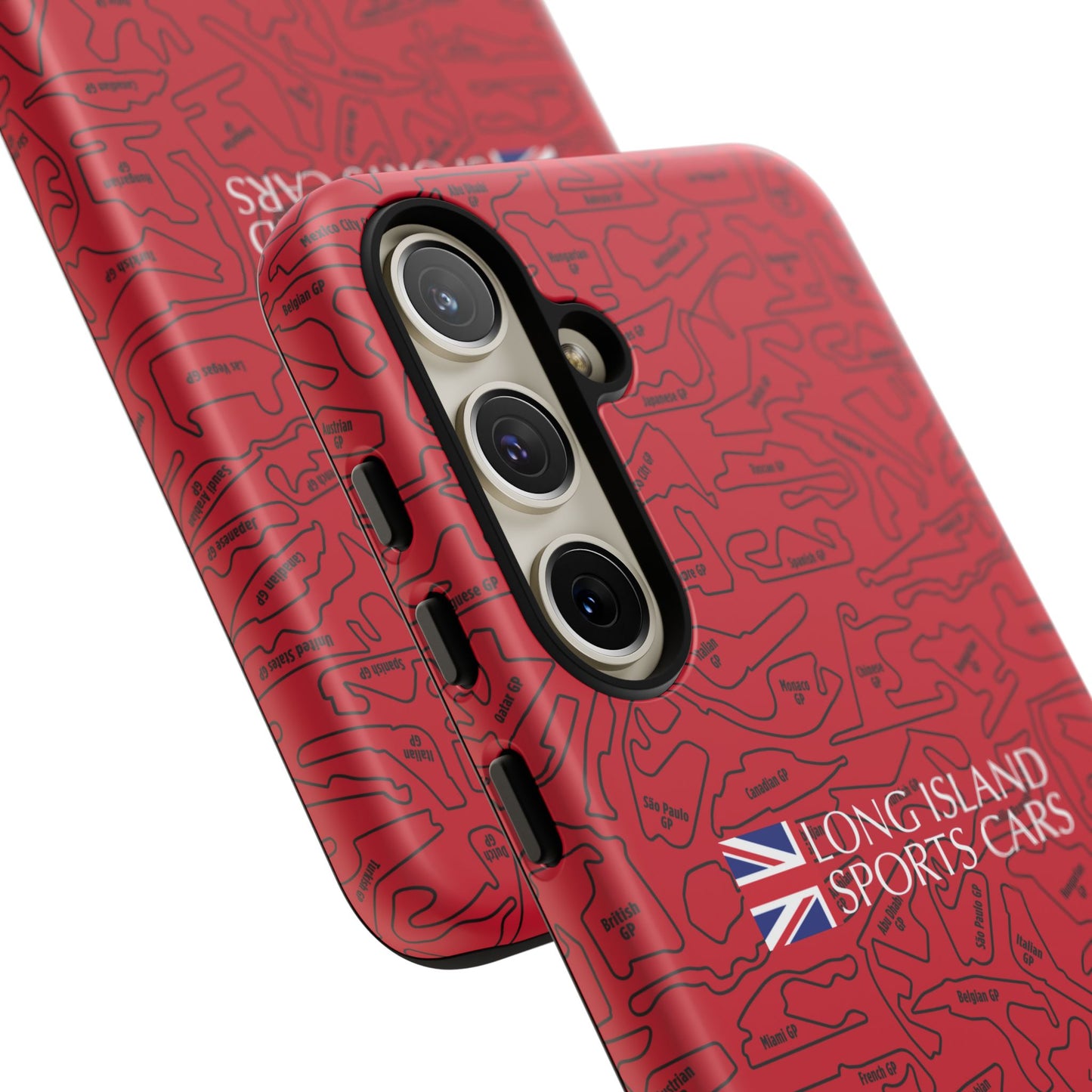 Long Island Sports Cars F1 race Track Inspired Impact-Resistant Phone Case