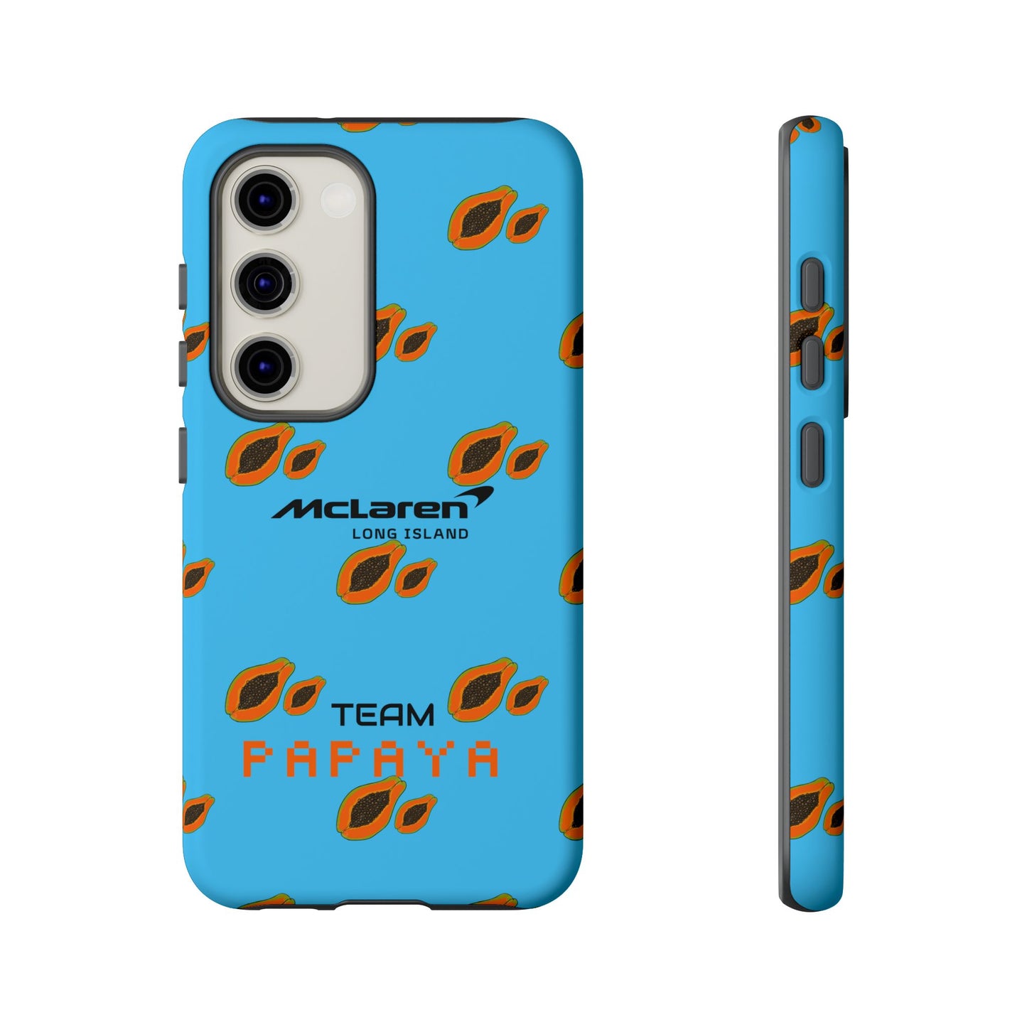 McLaren Long Island Team Papaya Impact-Resistant Phone Case - Sleek & Stylish