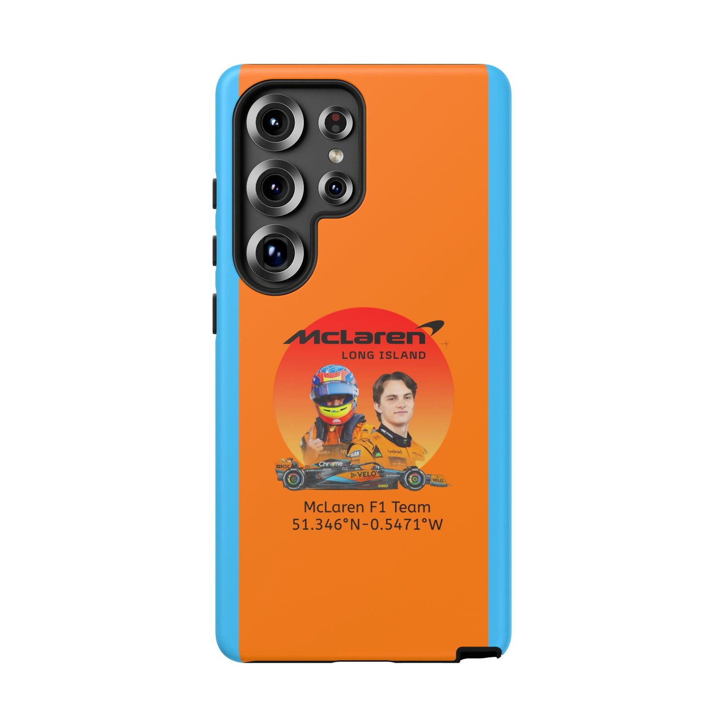 McLaren Long Island McLaren F1 inspired Oscar Piastri Impact-Resistant Phone Case - Sleek & Stylish