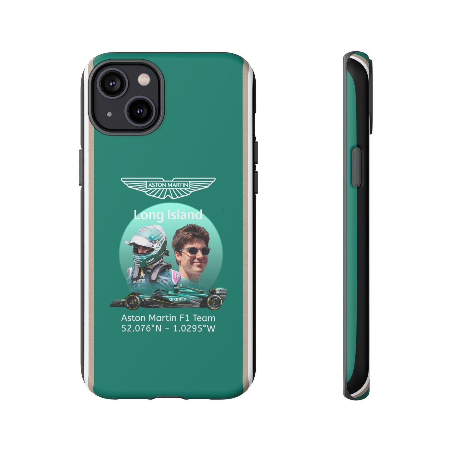 Aston Martin Long Island F1 inspired Lance Stroll Impact-Resistant Phone Case - Sleek & Stylish