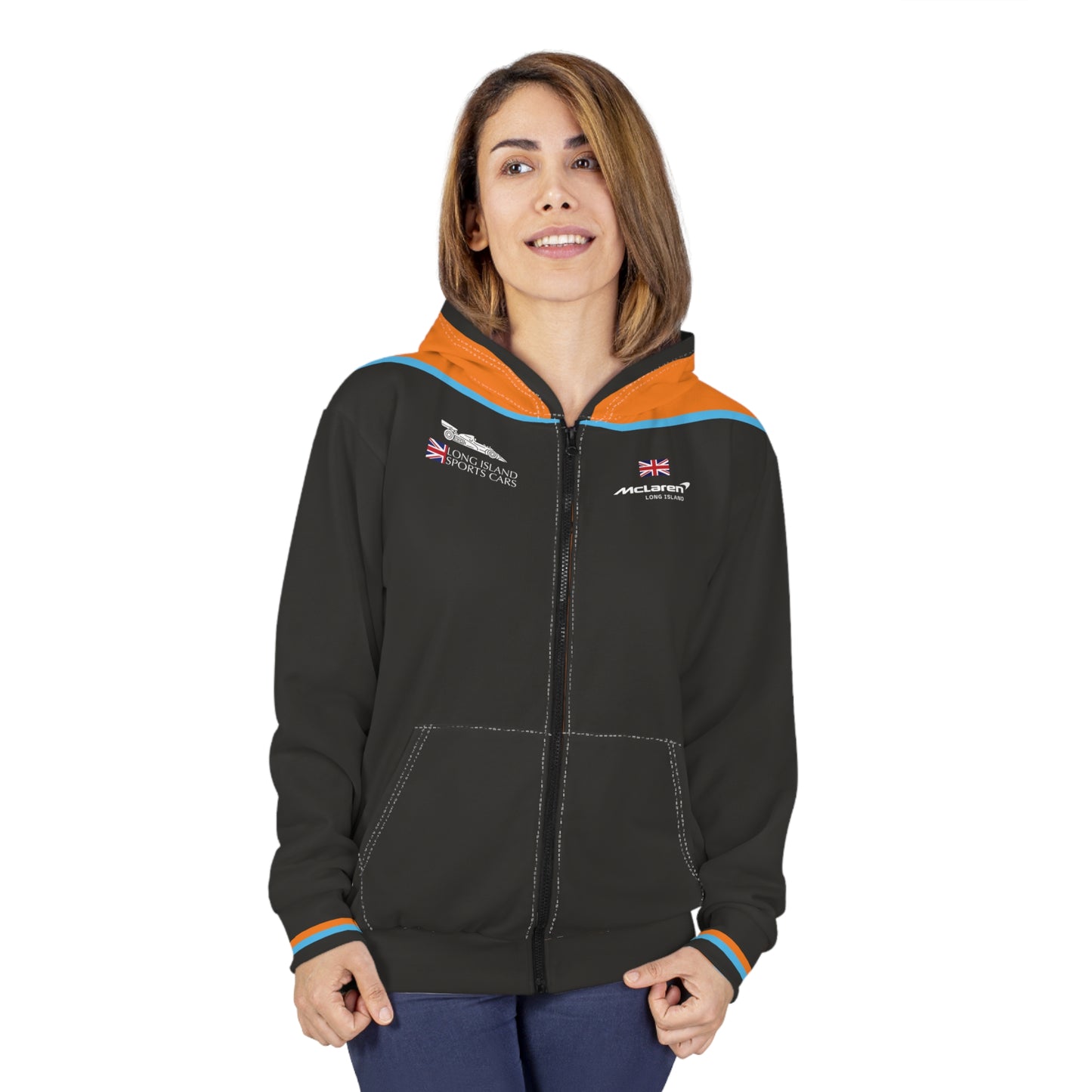 McLaren Long Island Unisex Zip Hoodie