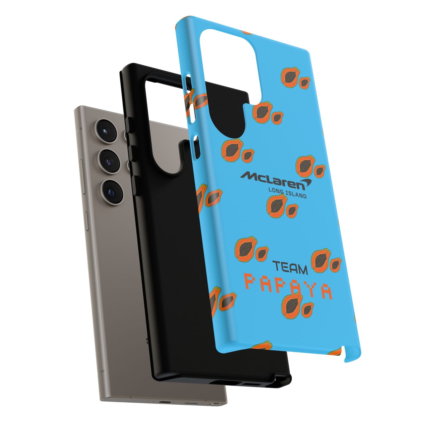 McLaren Long Island Team Papaya Impact-Resistant Phone Case - Sleek & Stylish