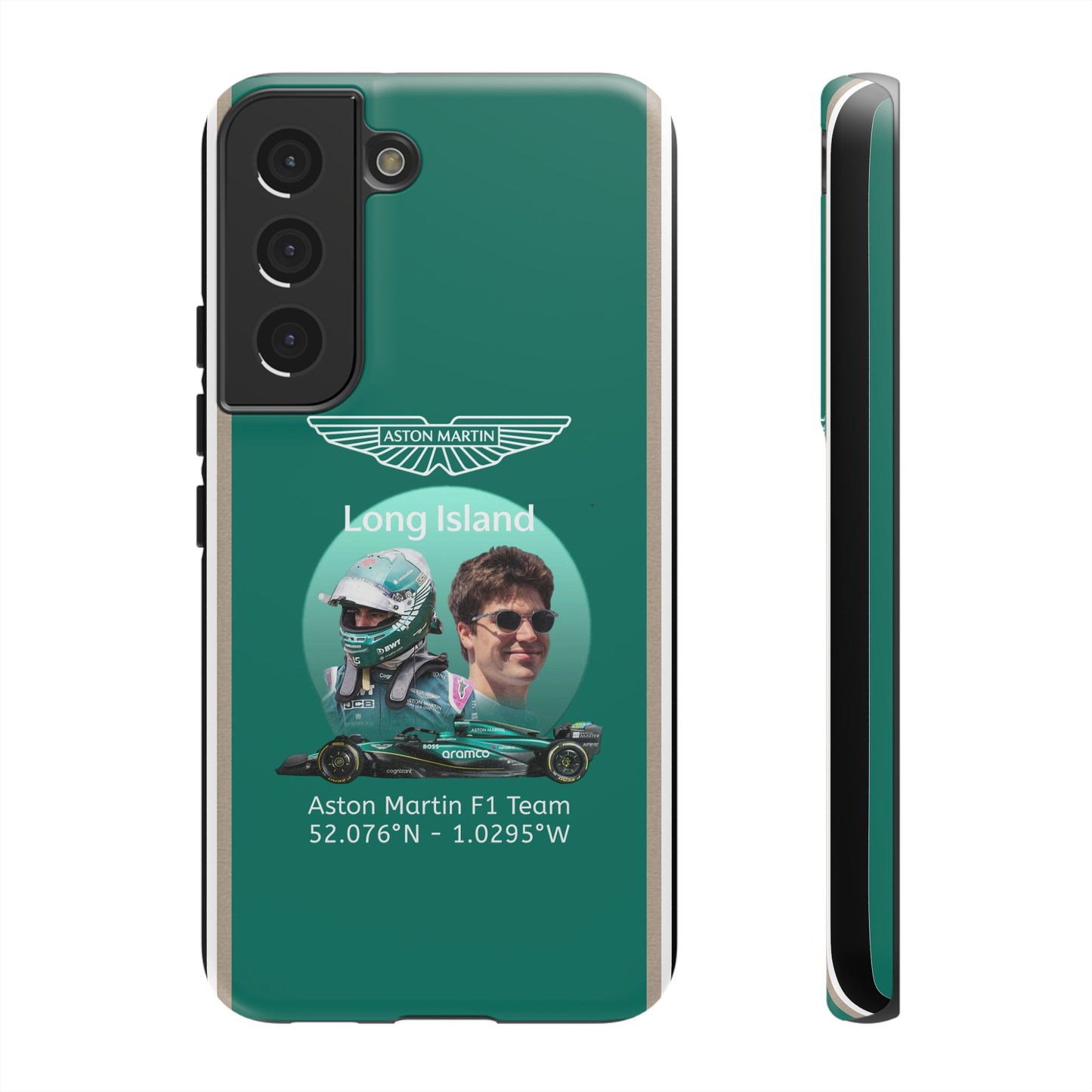 Aston Martin Long Island F1 inspired Lance Stroll Impact-Resistant Phone Case - Sleek & Stylish