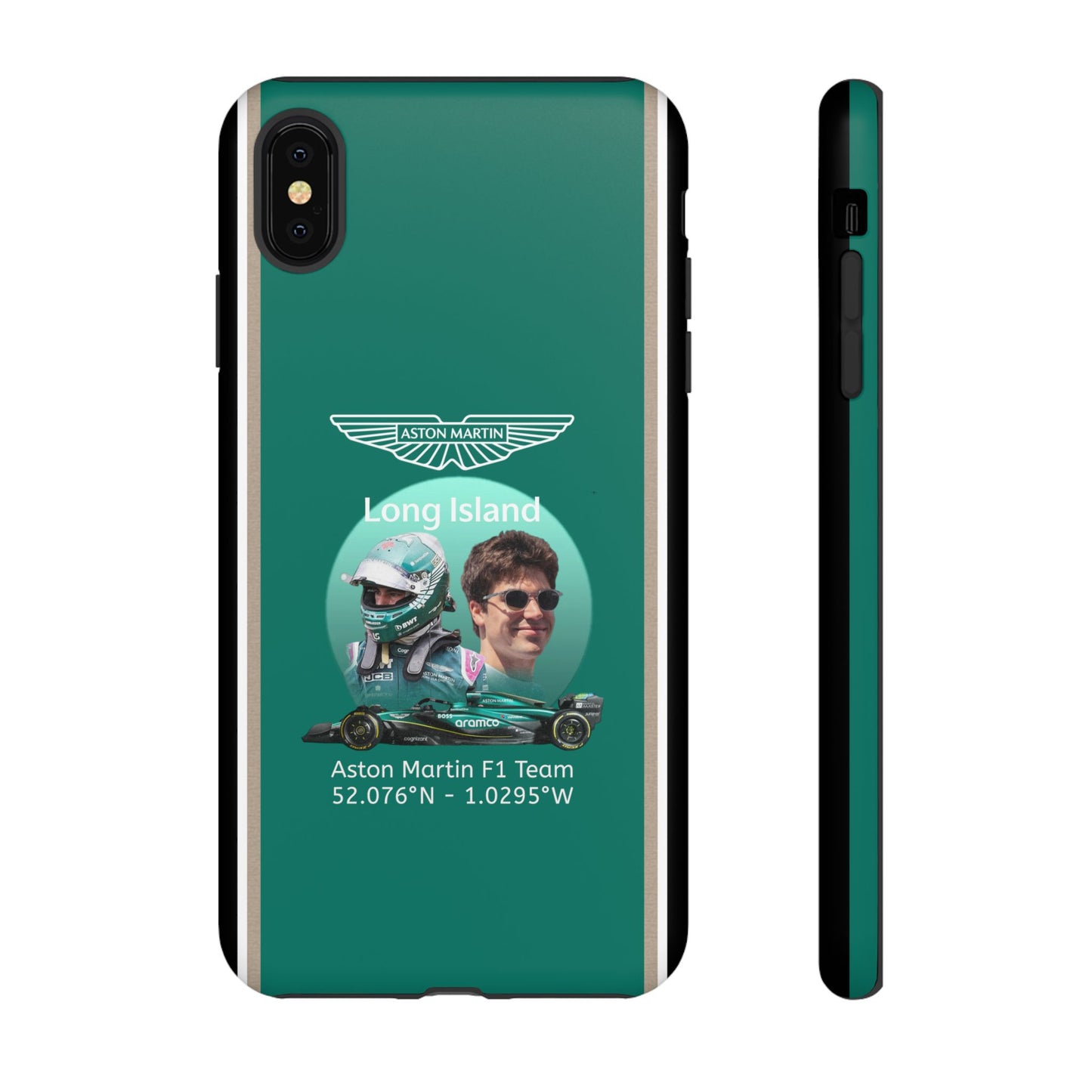 Aston Martin Long Island F1 inspired Lance Stroll Impact-Resistant Phone Case - Sleek & Stylish