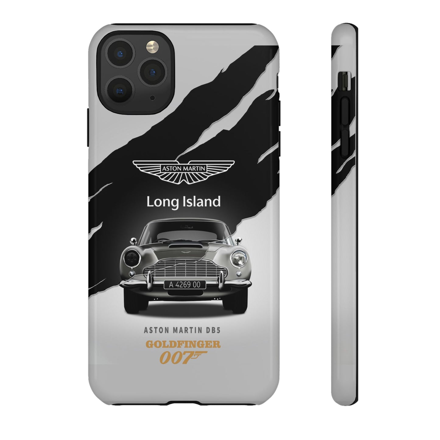 Aston Martin Long Island Phone Case Aston Martin DB5 Goldfinger 007 inspired Phone case (iPhone 8-17)