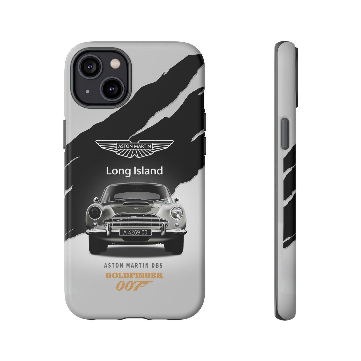 Aston Martin Long Island Phone Case Aston Martin DB5 Goldfinger 007 inspired Phone case (iPhone 8-17)