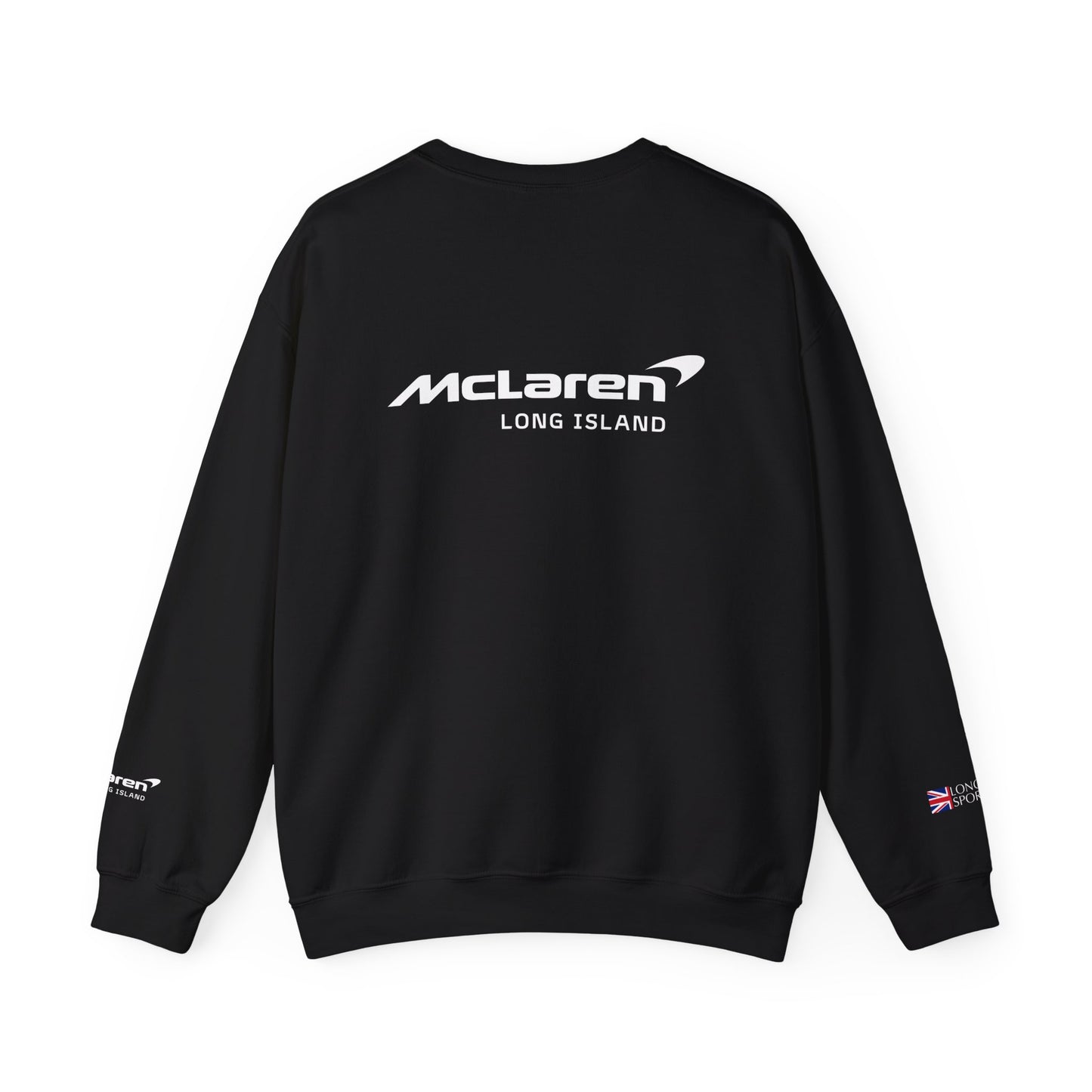 Long Island Sports Cars | McLaren Long Island Unisex Fleece Crewneck Sweatshirt