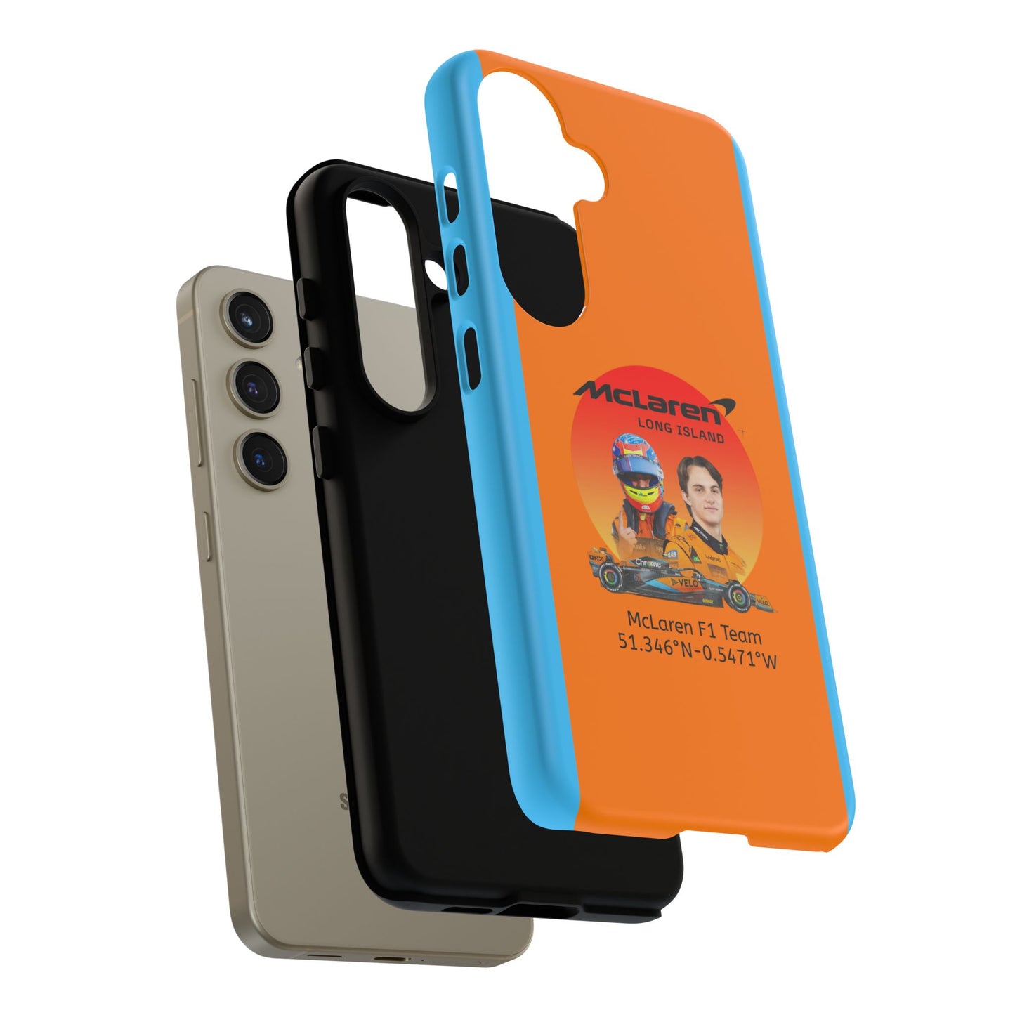 McLaren Long Island McLaren F1 inspired Oscar Piastri Impact-Resistant Phone Case - Sleek & Stylish