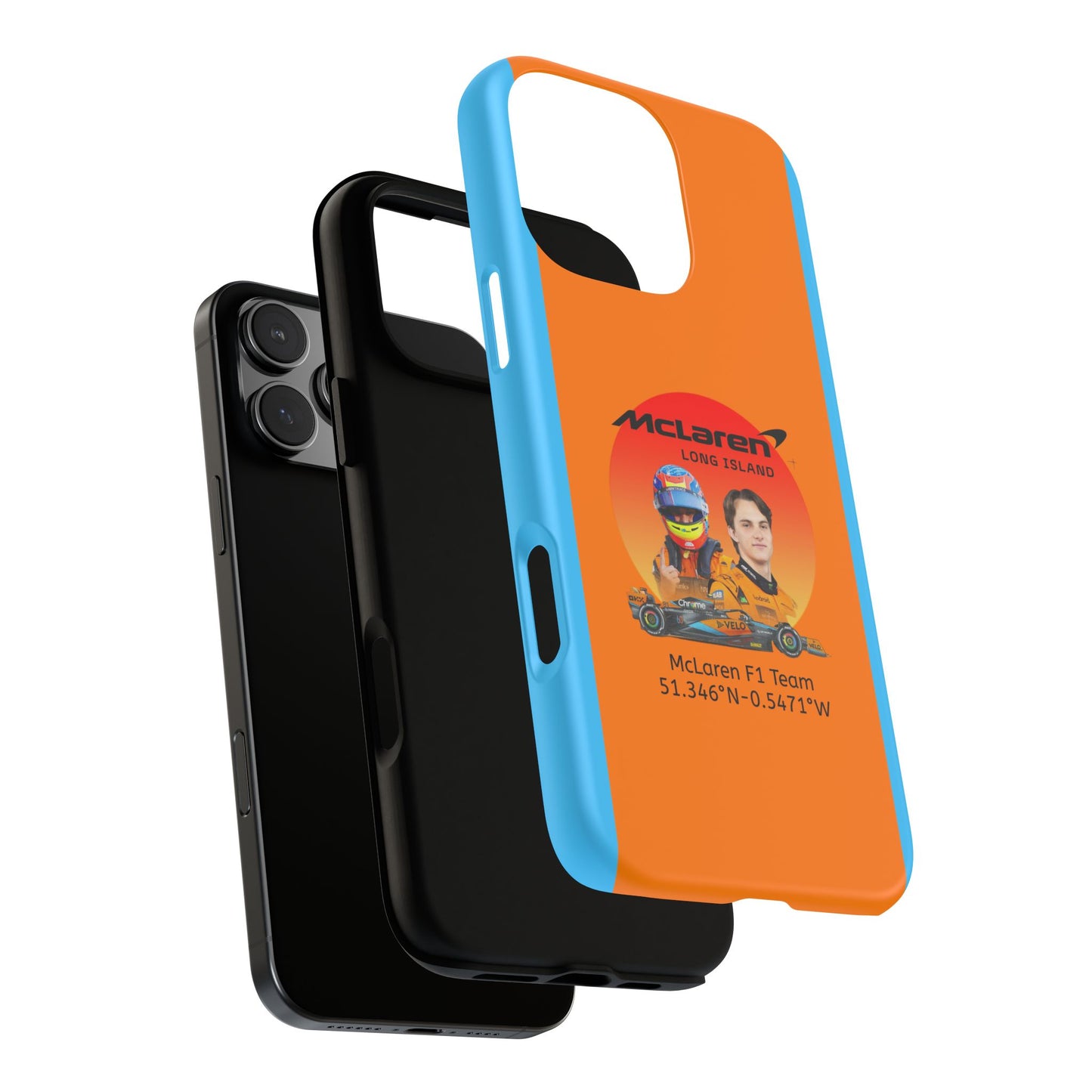 McLaren Long Island McLaren F1 inspired Oscar Piastri Impact-Resistant Phone Case - Sleek & Stylish