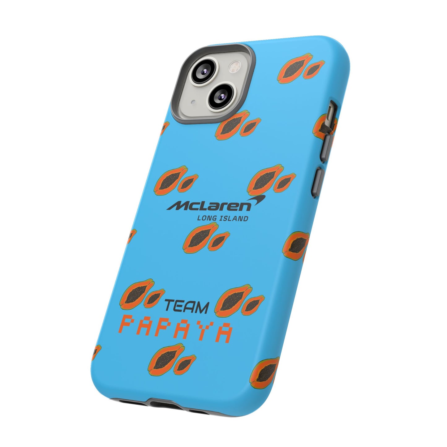 McLaren Long Island Team Papaya Impact-Resistant Phone Case - Sleek & Stylish