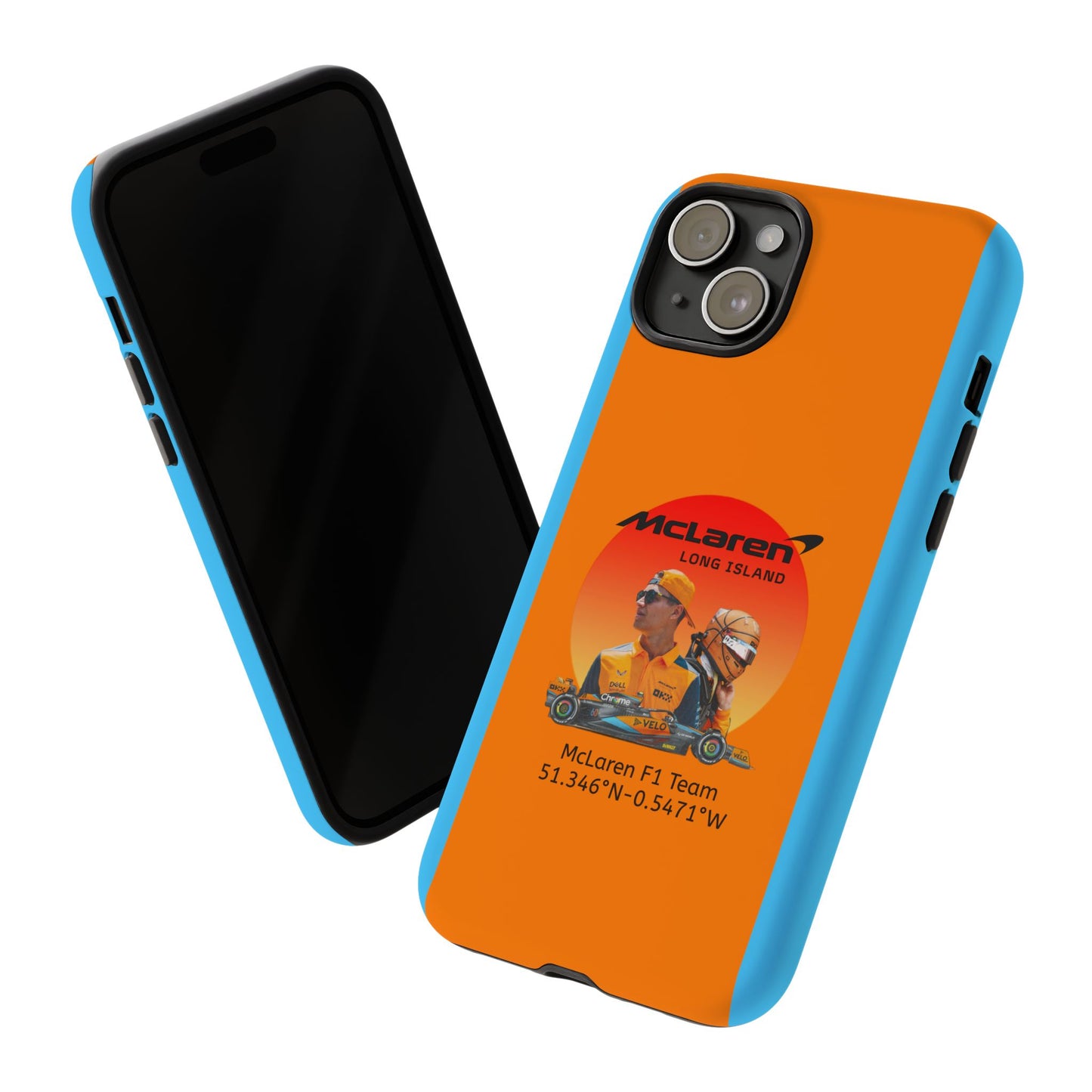 McLaren Long Island McLaren F1 inspired Lando Norris Impact-Resistant Phone Case - Sleek & Stylish