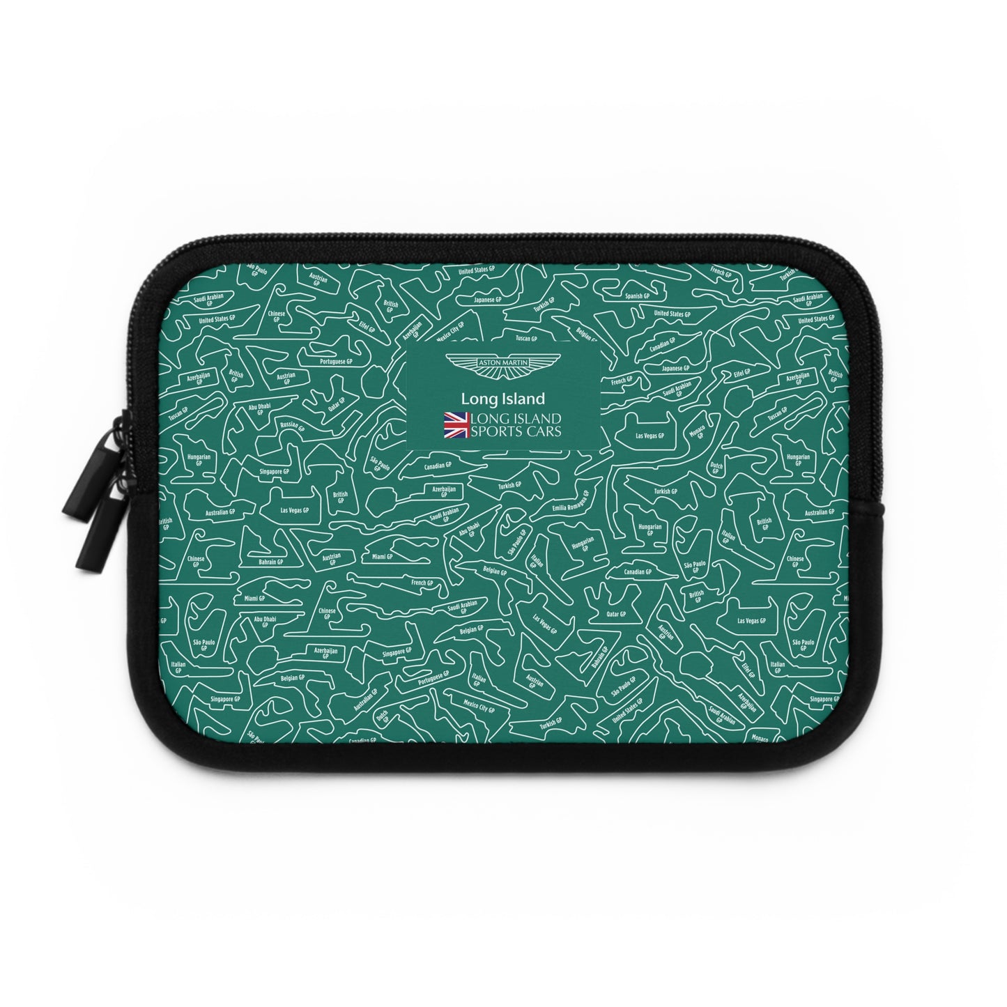 Aston Martin Long Island F1 Racetrack Laptop Sleeve