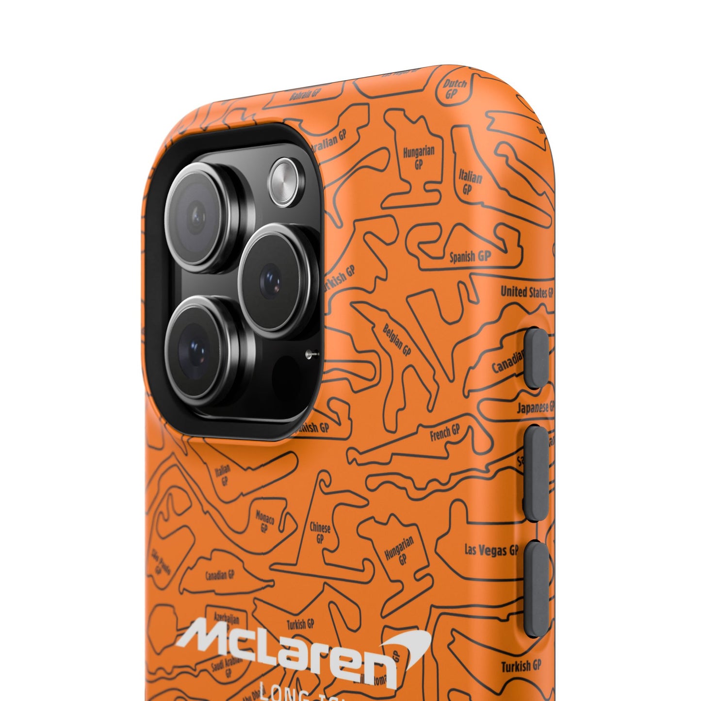 McLaren Long Island F1 race Track Inspired Impact-Resistant Phone Case