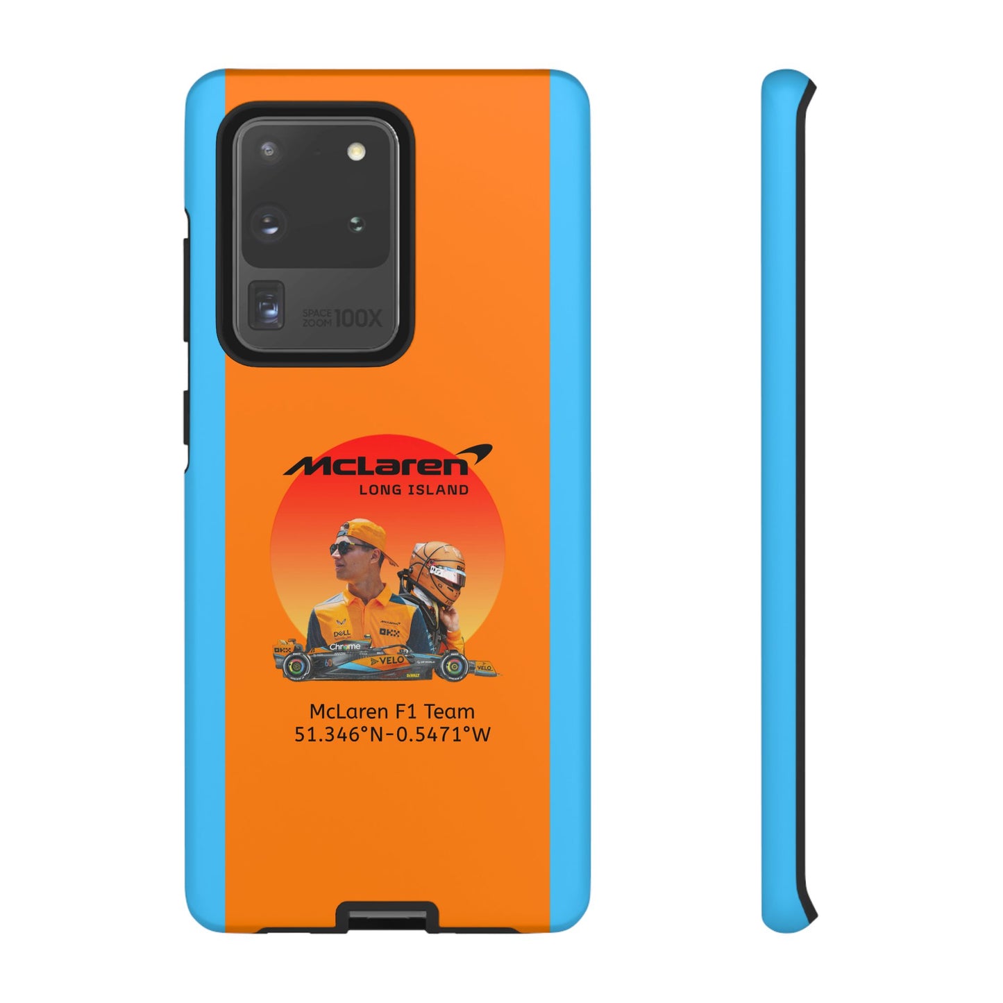 McLaren Long Island McLaren F1 inspired Lando Norris Impact-Resistant Phone Case - Sleek & Stylish